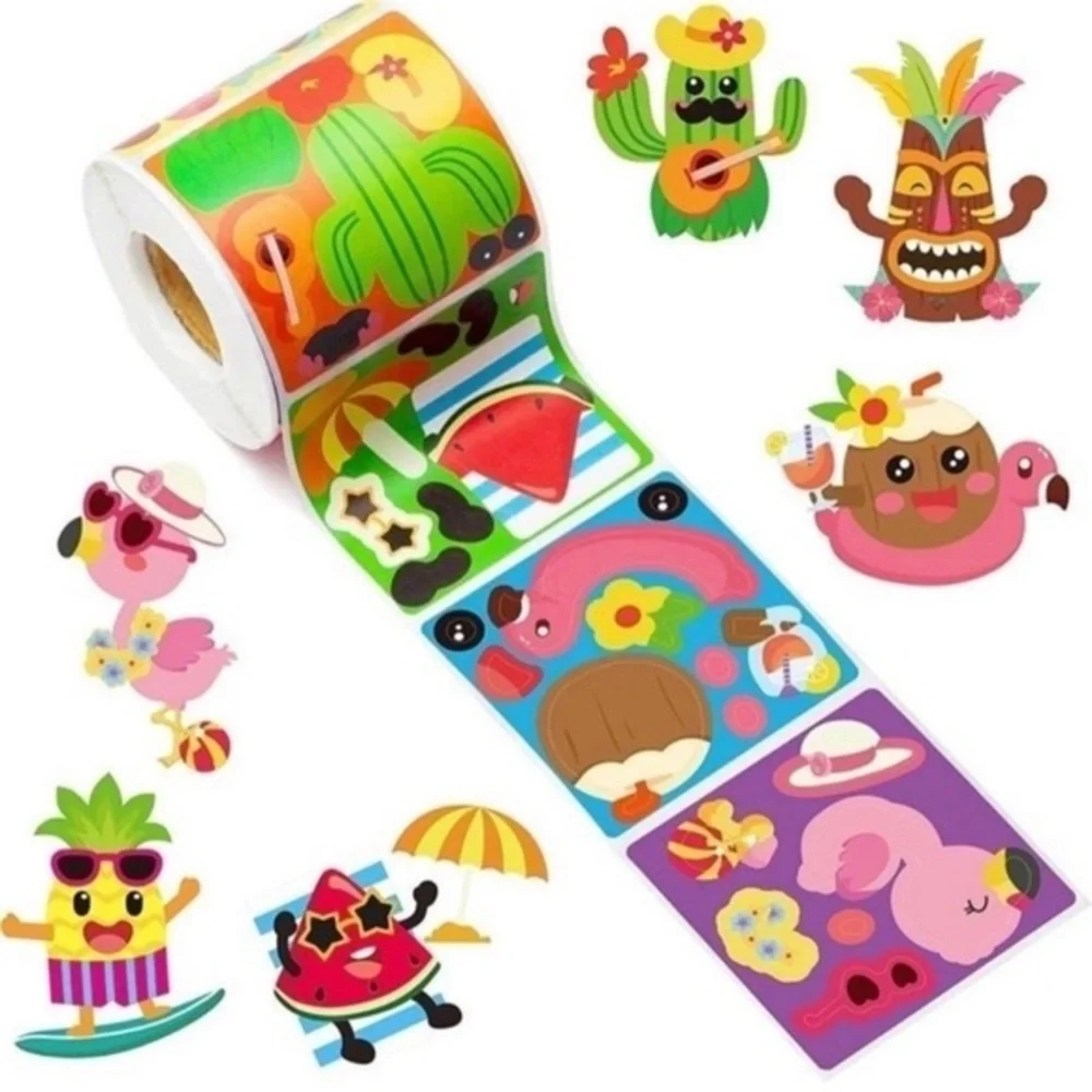 40 Make A Face Hawaii Stickers!
